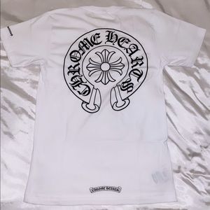 Chrome Hearts white crew neck Size Small